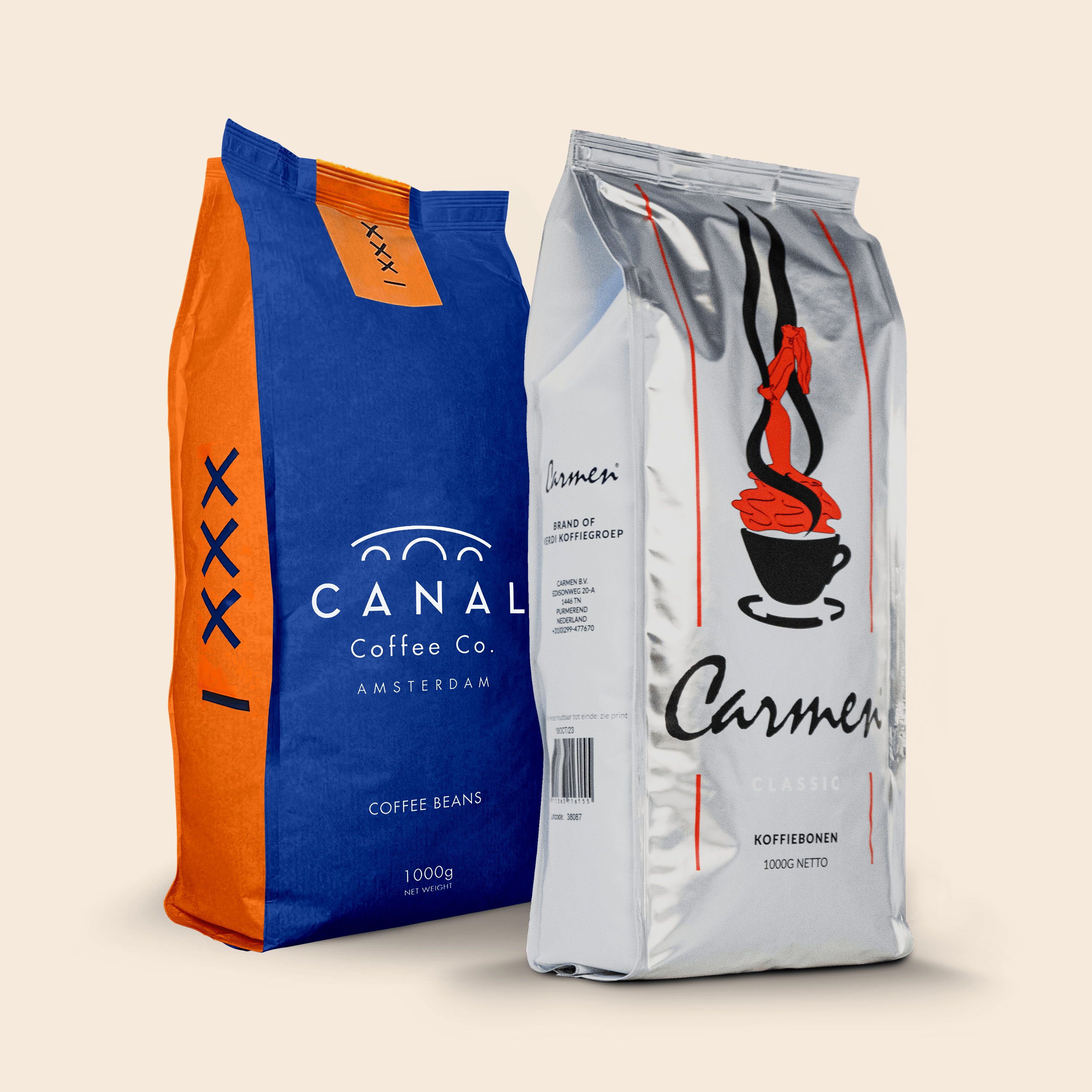 Carmen en Canal Koffiebonen Bundle