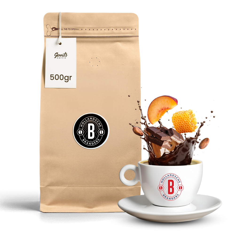 Hollandsche Branders Koffiebonen 500 gram – Arabica & Robusta Blend