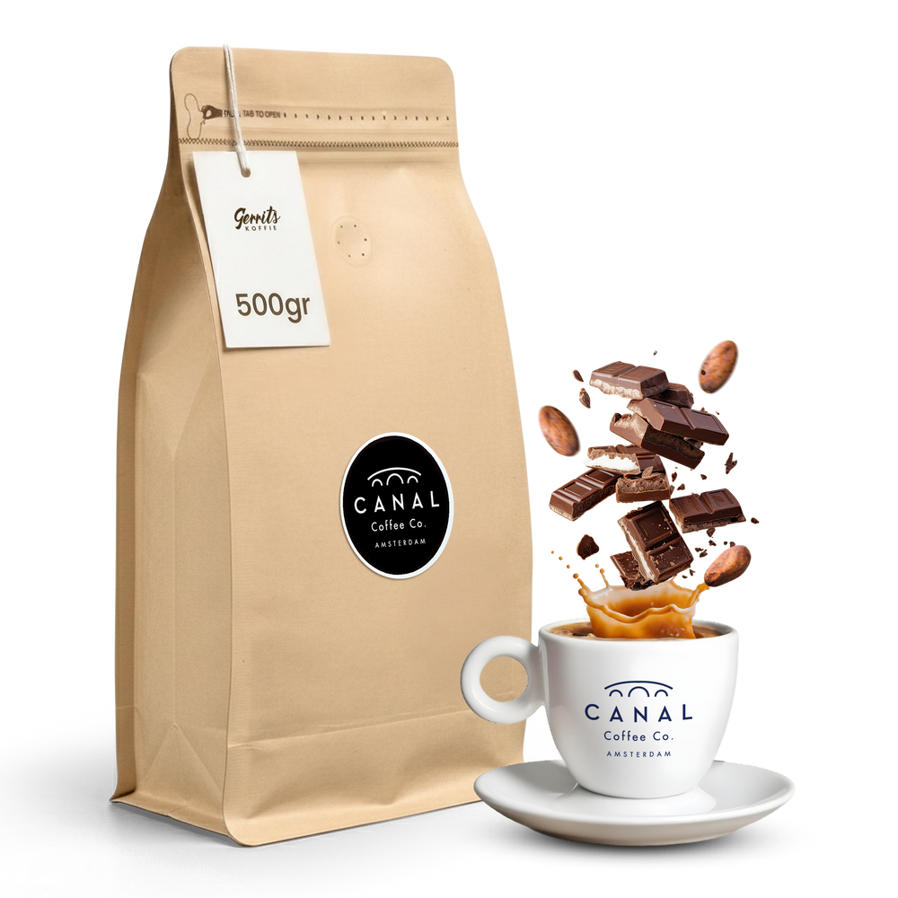 Canal Coffee Biologische Koffiebonen 500 gram – Donker & Intens