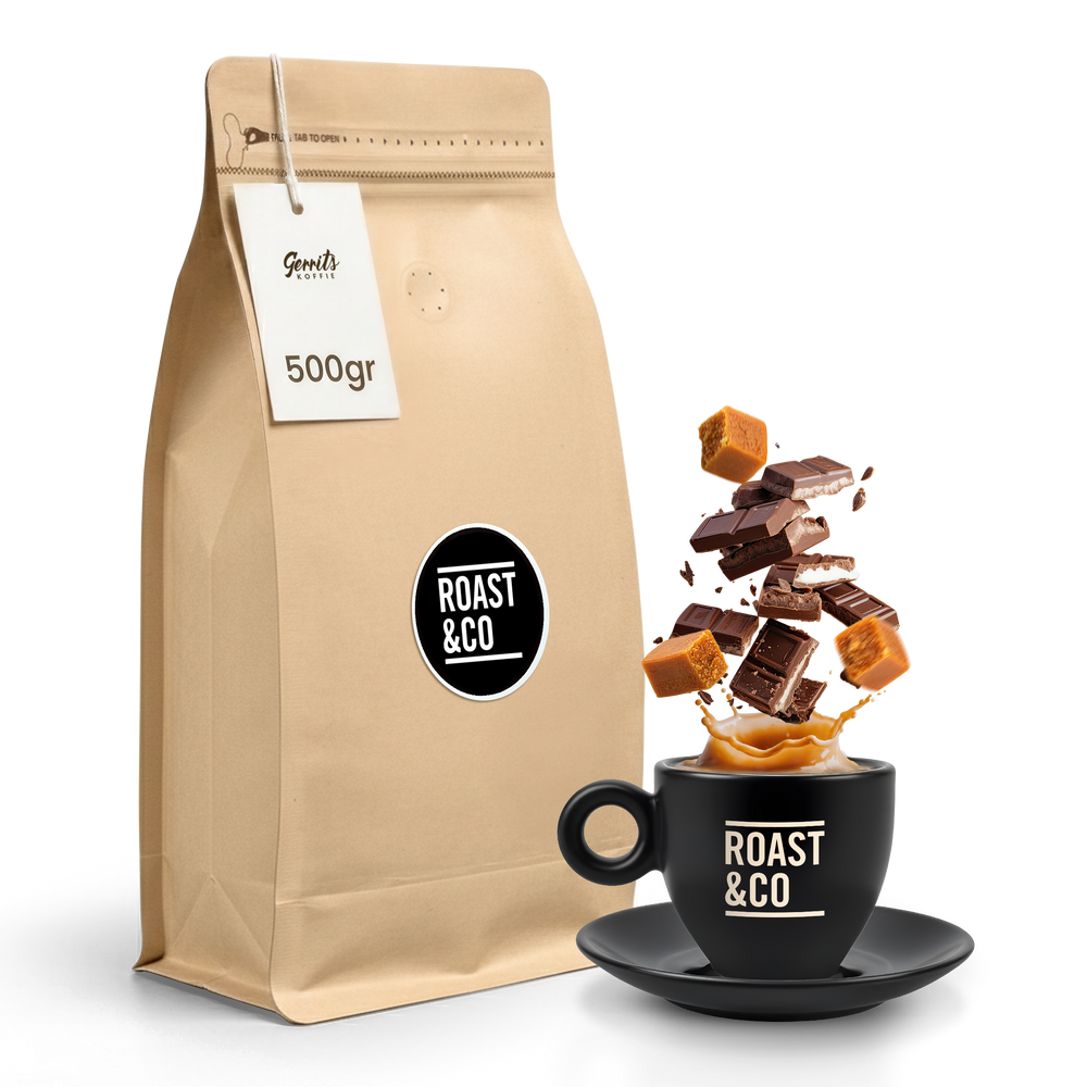 Roast & Co Premium Italiaanse Koffiebonen 500 gram - Espresso Blend