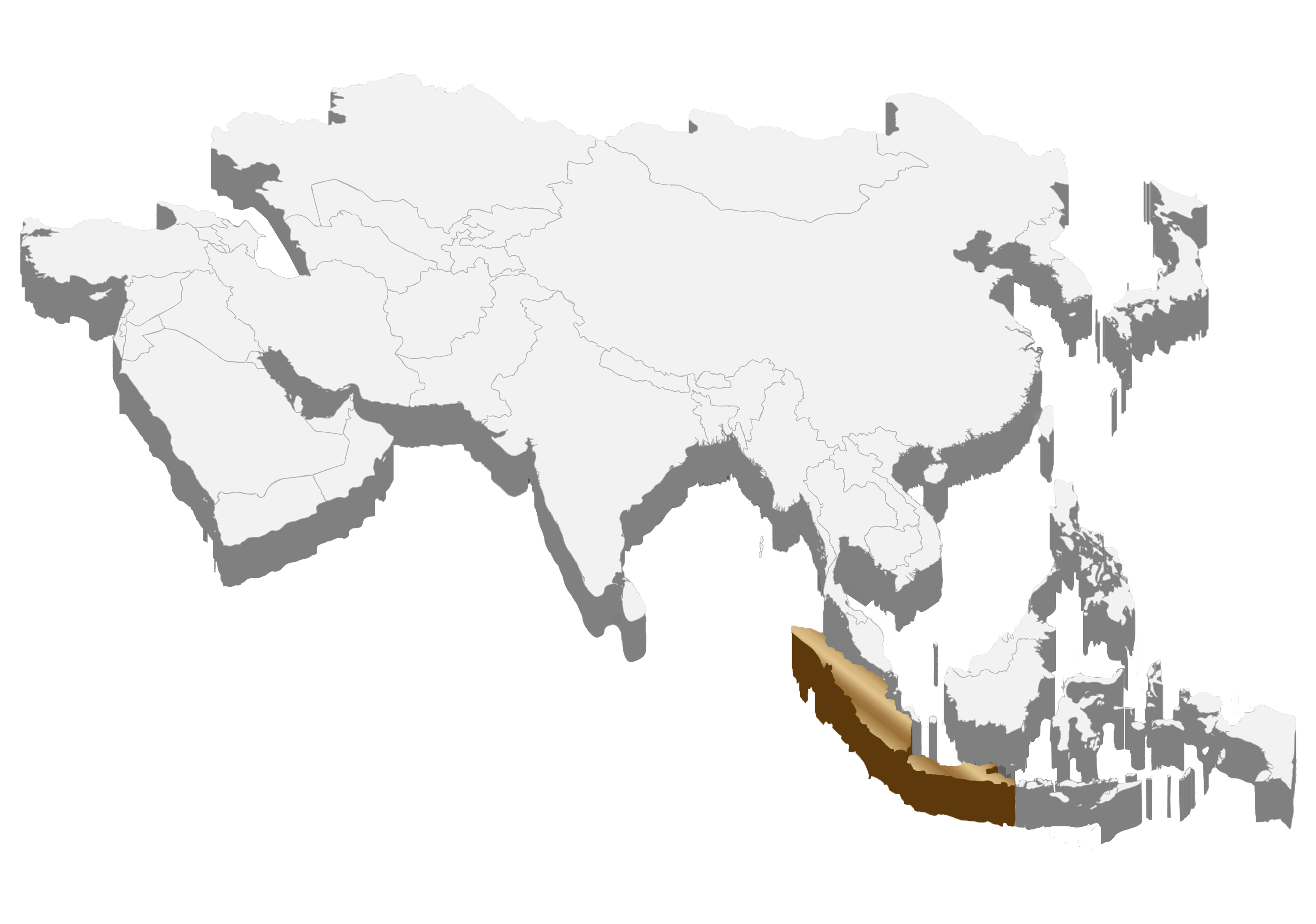 Herkomst Carmen Classic koffiebonen Indonesië grafiek