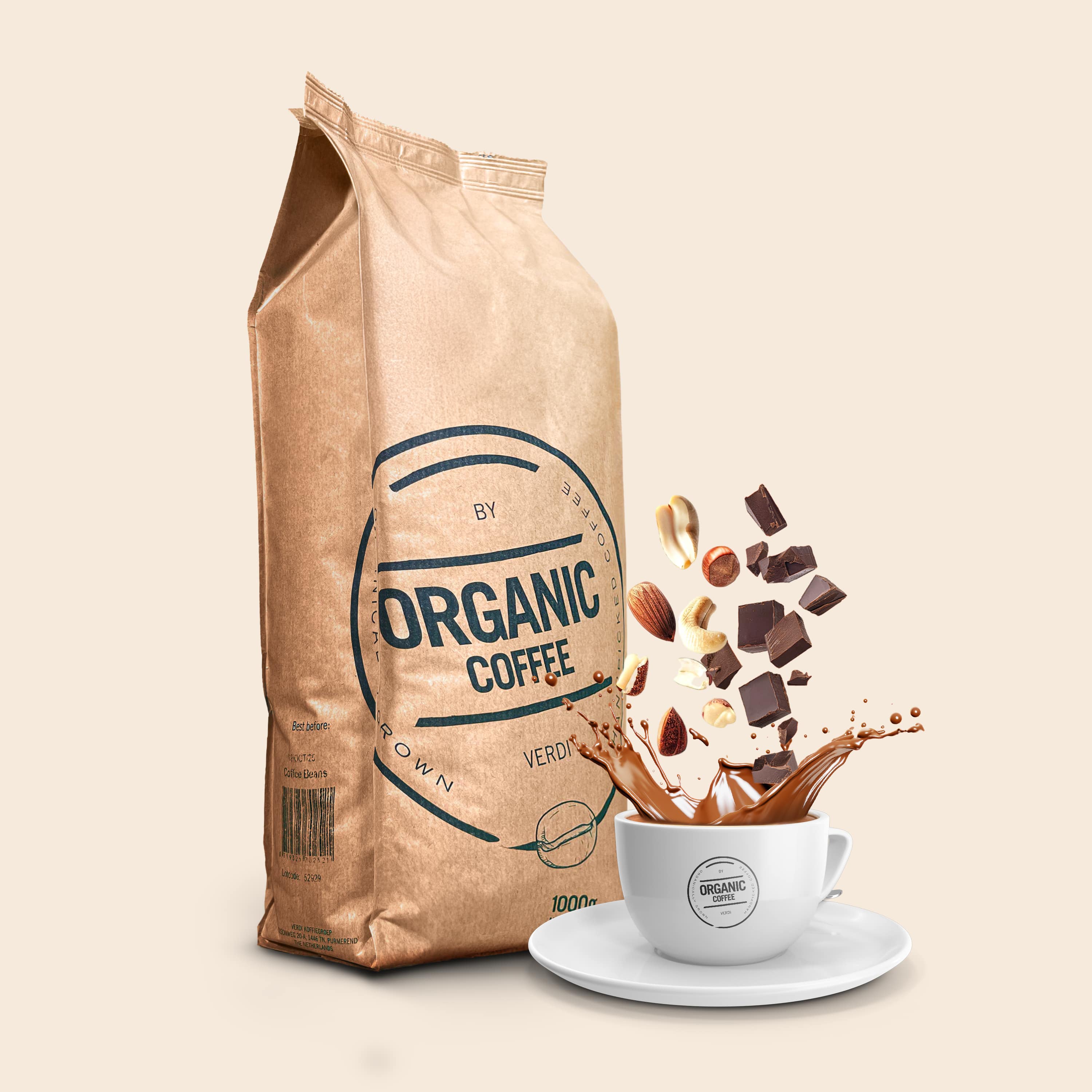 Organic Coffee biologische koffiebonen voor thuis